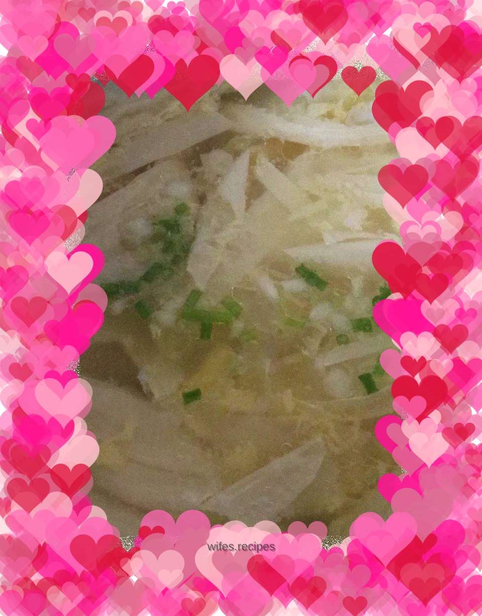 Bean curd and egg drop soup
