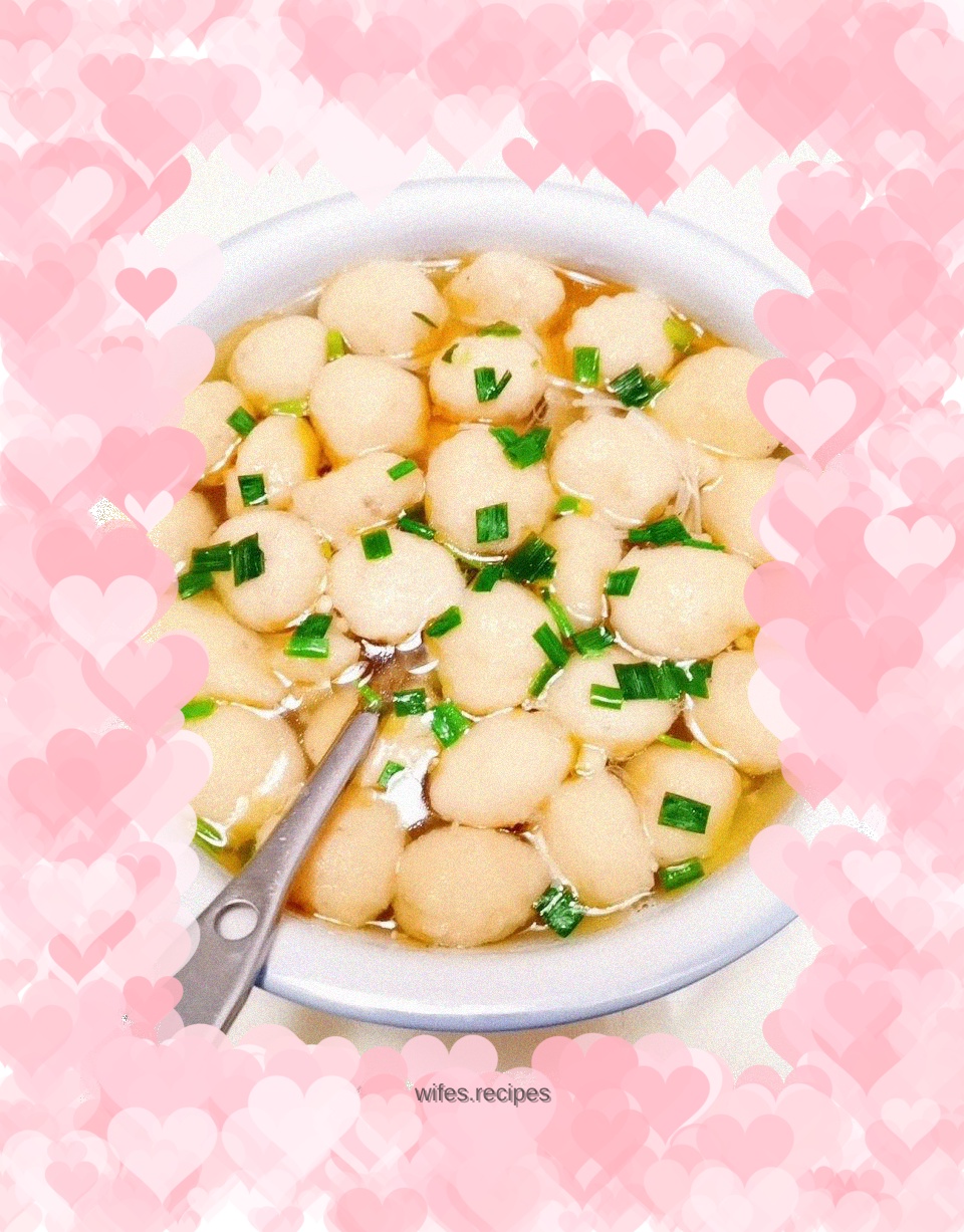 Shrimp in clear soup