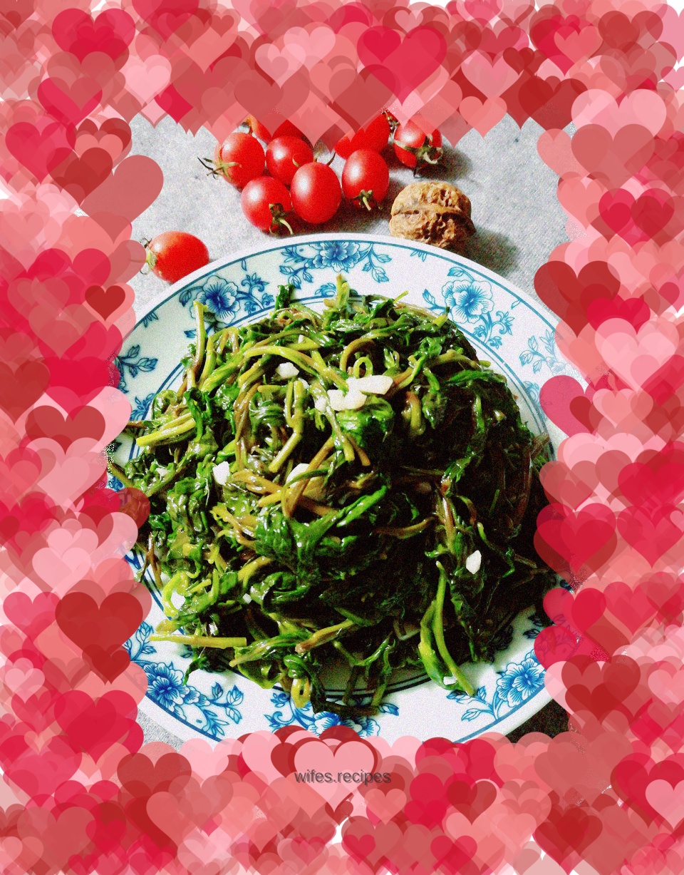 Garlic wolfberry sprouts