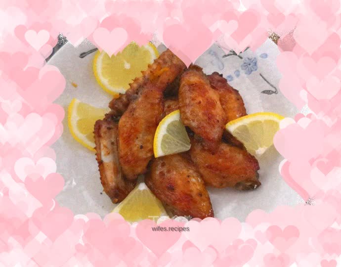 Black Pepper Lemon Chicken Wings