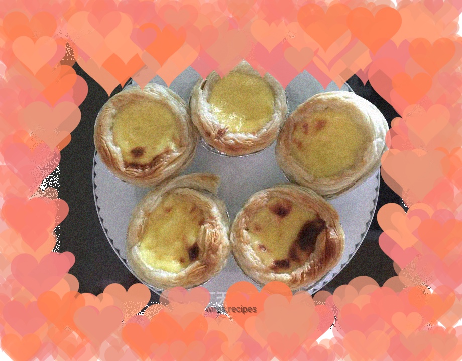 Homemade egg tarts
