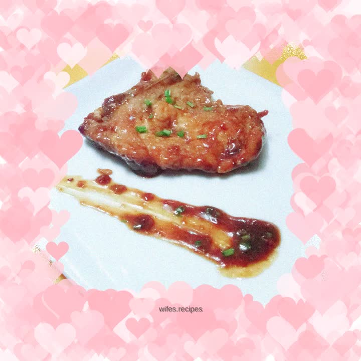 Pan-fried large ribs with green onions (super tender in 5 minutes)