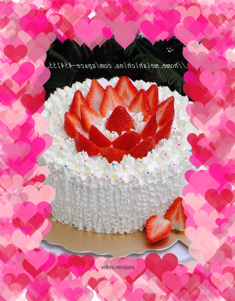 【Snow White Strawberry Garden Cake】---Pure appearance, soft heart