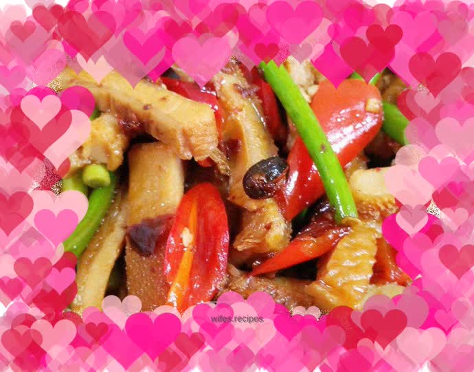 Lao Gan Ma Beef Tripe Stir-fried with Garlic Moss