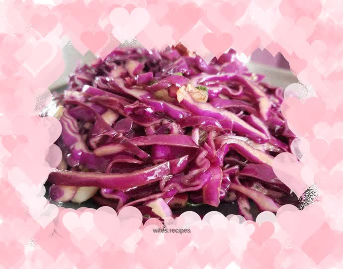 Stir-fried Purple Cabbage
