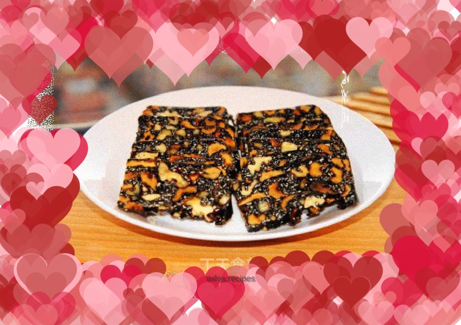 A great product for nourishing yin, moistening lungs and nourishing the lungs in autumn - Black Sesame Walnut Donkey-hide Gelatin Cake