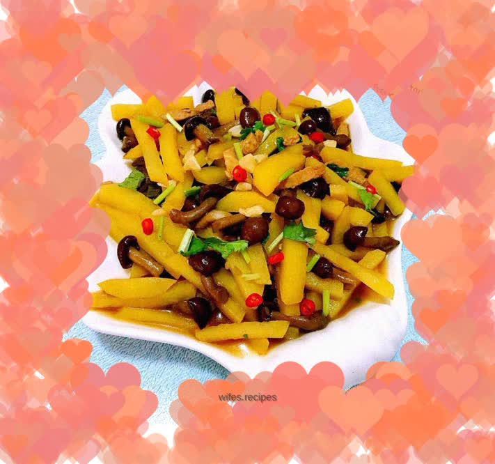 Grilled Potatoes with Mushrooms