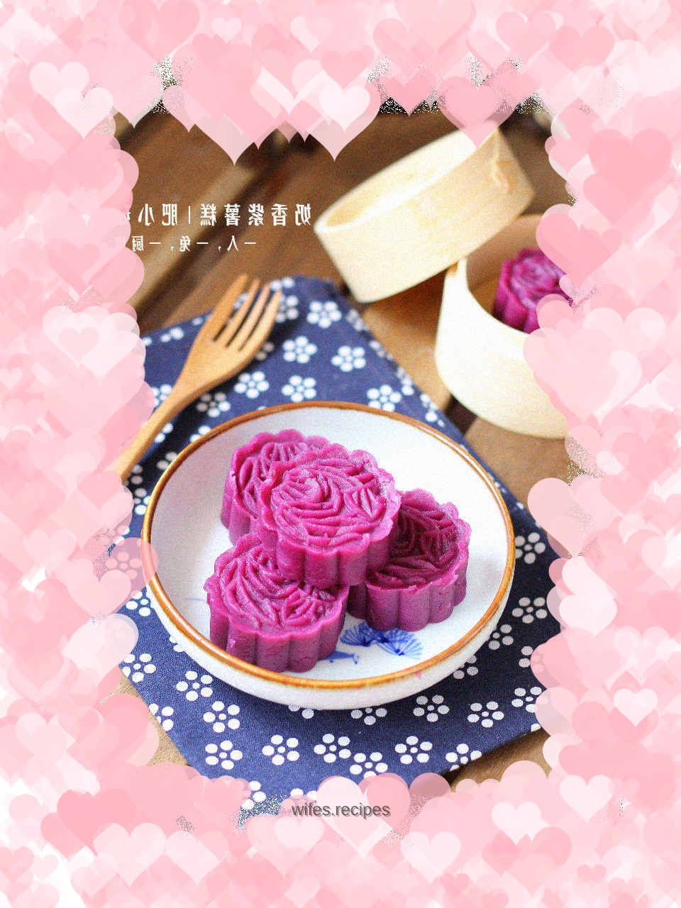 Milky Purple Sweet Potato Cake