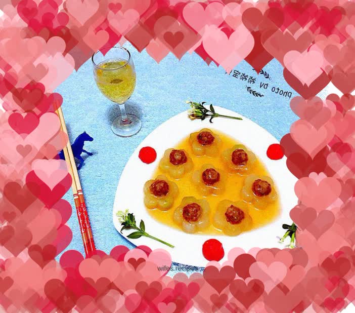 Winter melon inlaid pearl balls