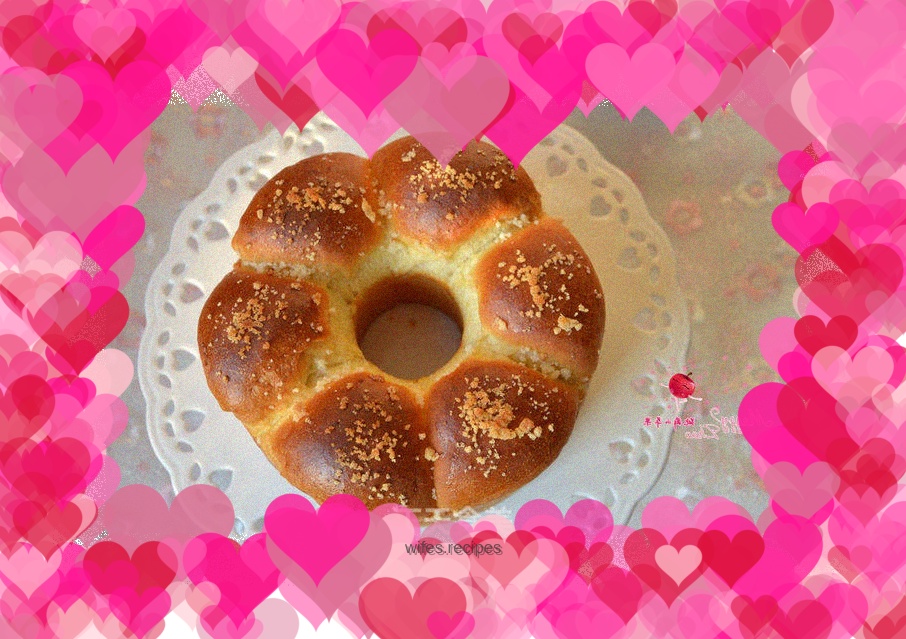 Red bean paste crispy bread