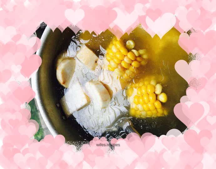 Huaishan Corn Pot Fan Bone