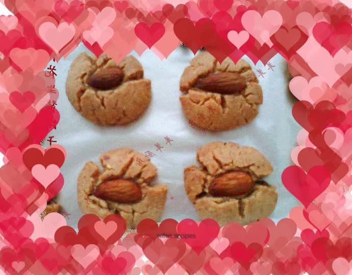 Almond Peanut Butter Cookies