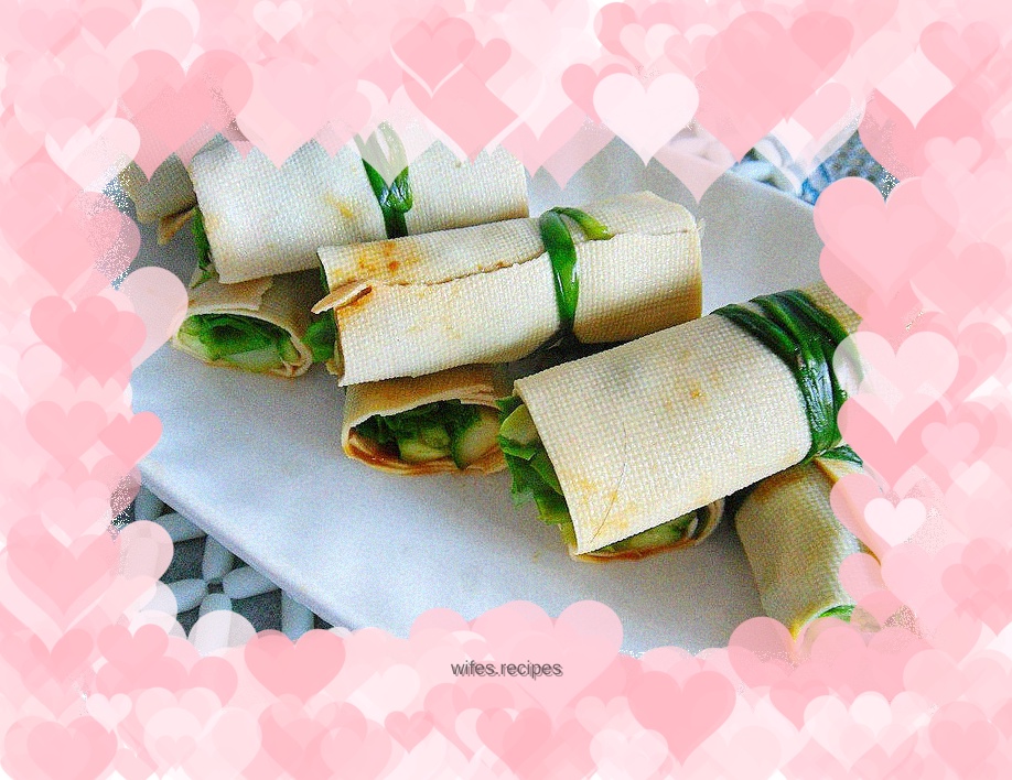 Bean curd rolls