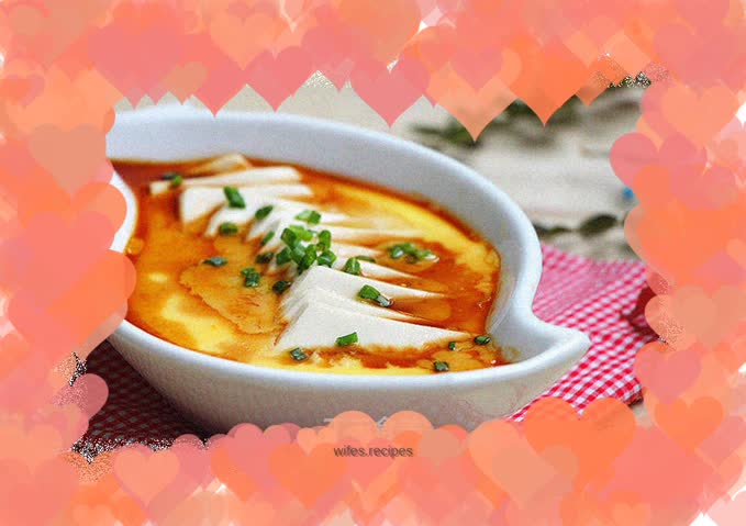 Steamed Tofu with Egg