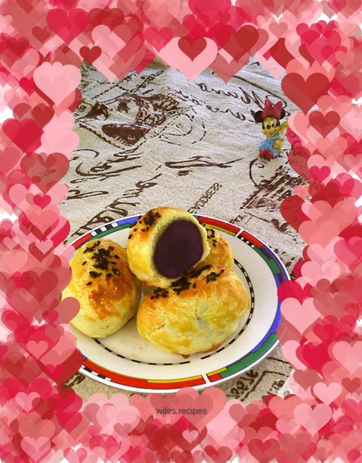 Purple sweet potato grill