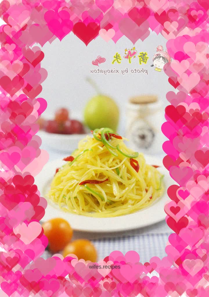 Secret Hot and Sour Potato Shreds