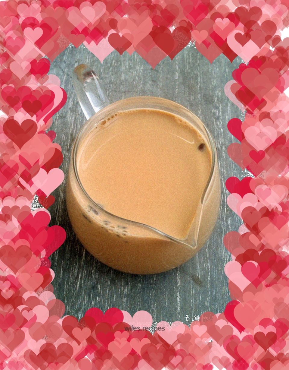 Red Bean Caramel Milk Tea