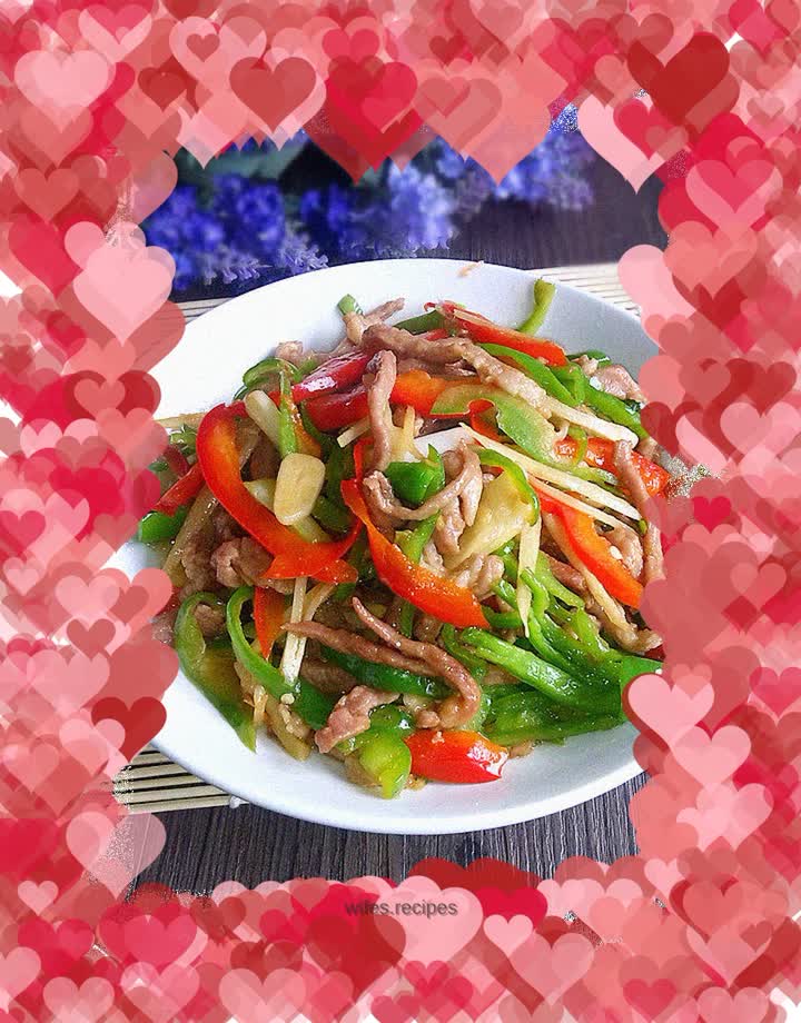 Stir-fried shredded pork with ginger