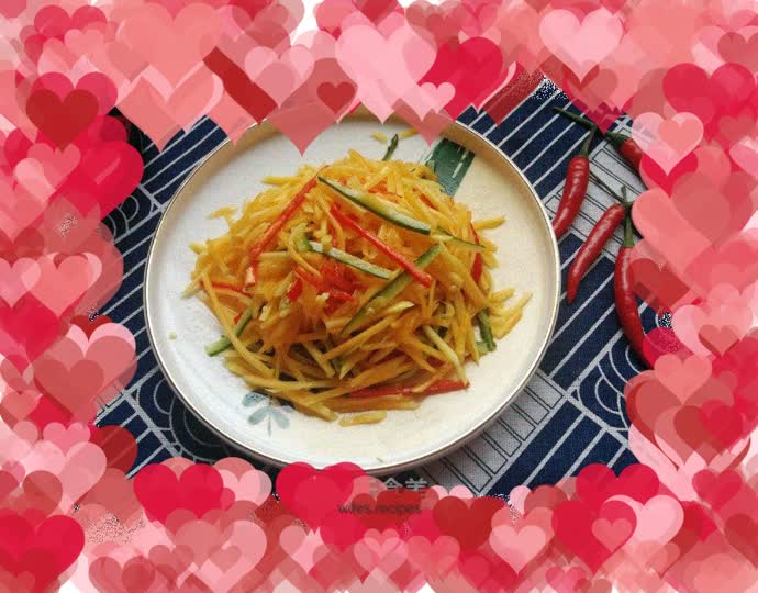 Sweet and sour papaya