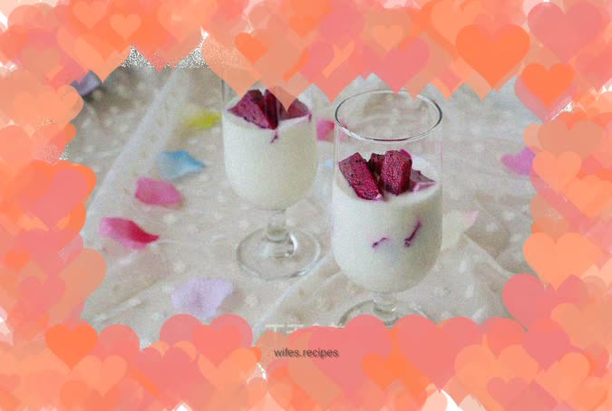 Dragon Fruit Yogurt Cup