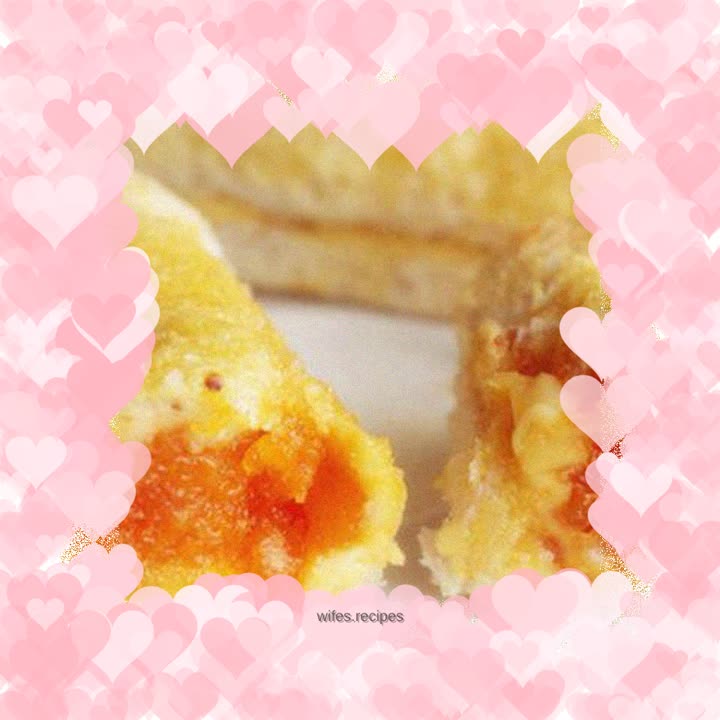 Orange Cheese Toast Roll