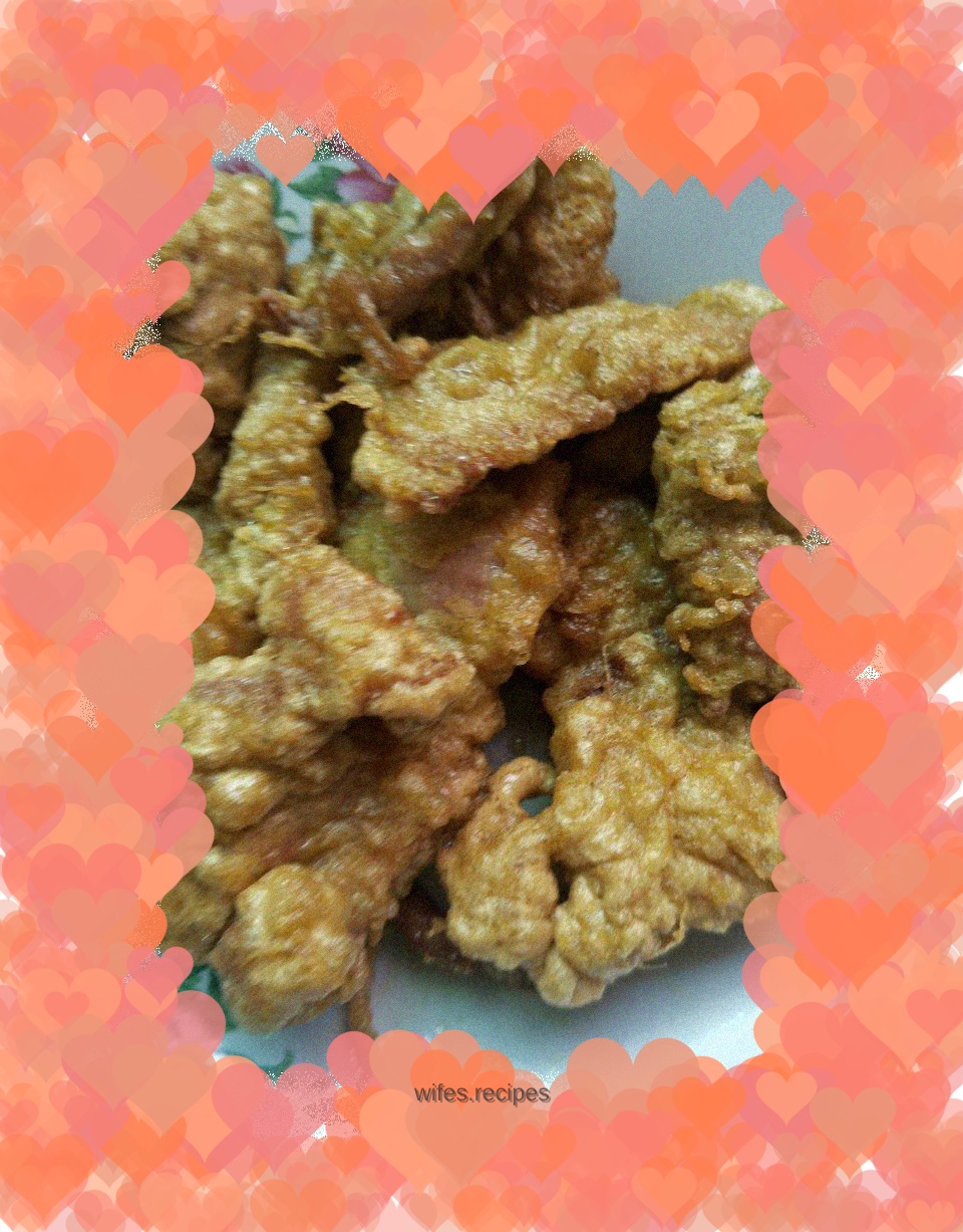 Fried crispy pork
