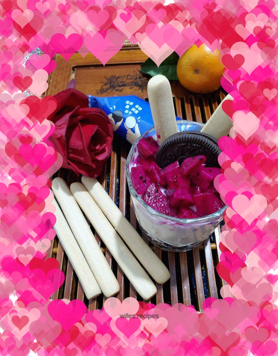 Dragon Fruit Yogurt Cup