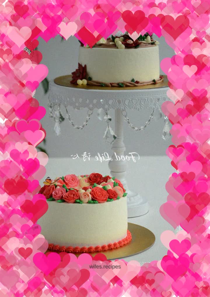 【Korean style decorated cake】
