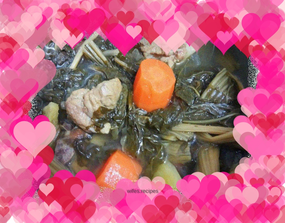 (Guangdong) Dried Dragon Bone Vegetable Soup