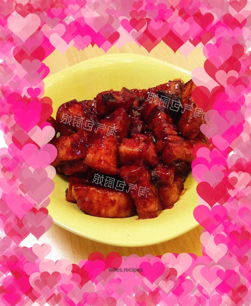 Fermented bean curd meat