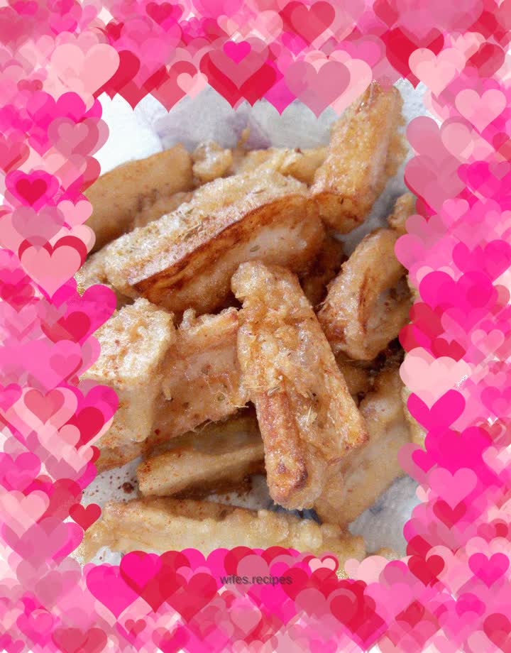 Fried lotus root sticks