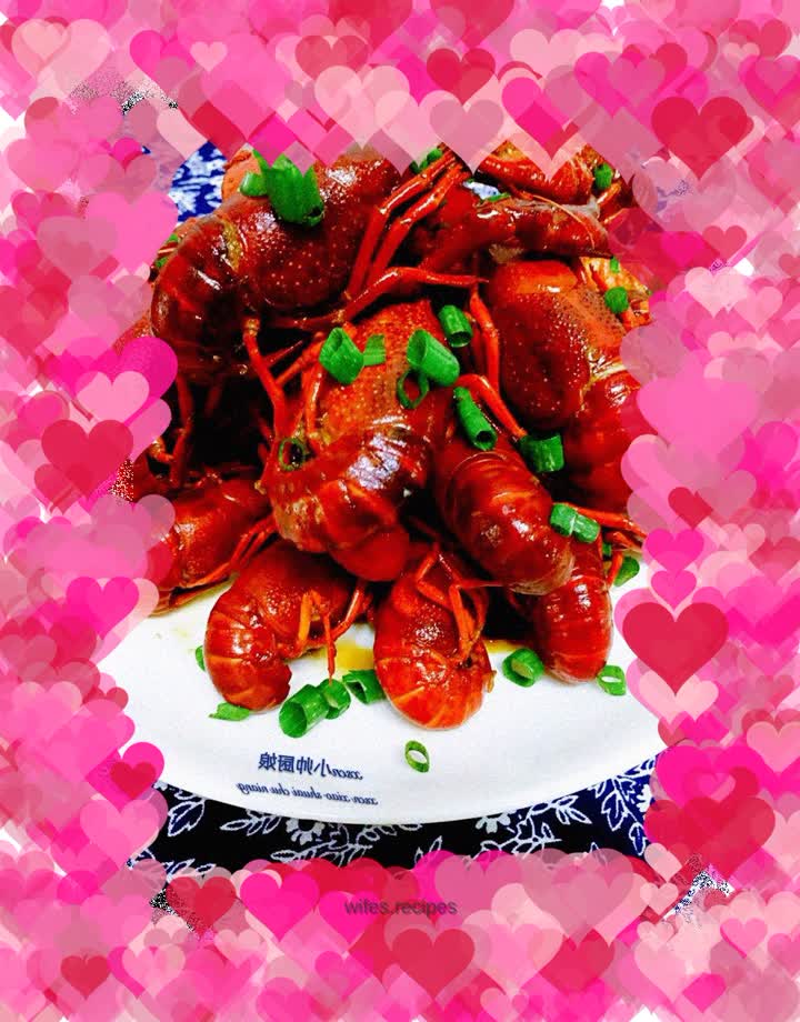 Stir-fried crayfish with garlic sauce