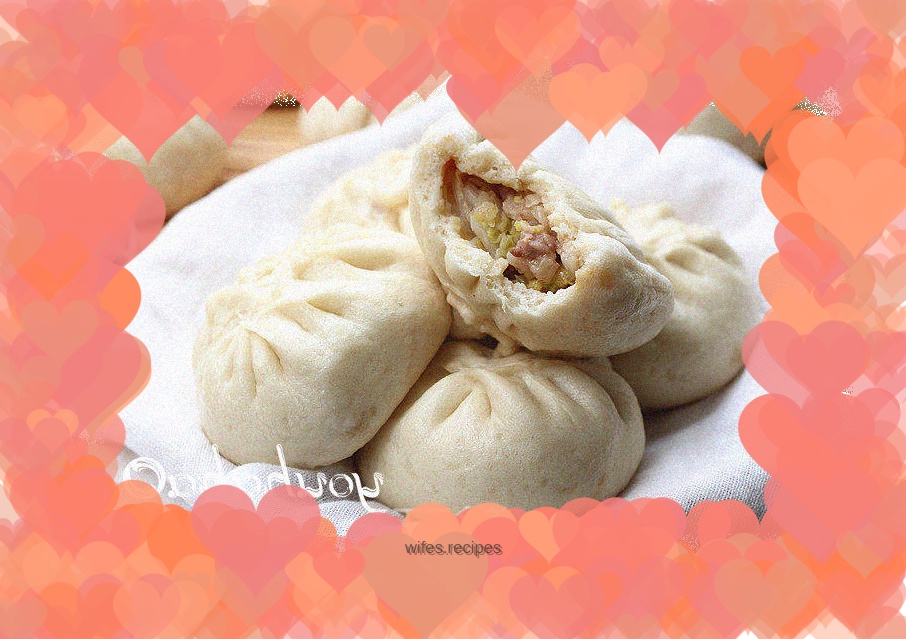 Cabbage and pork buns