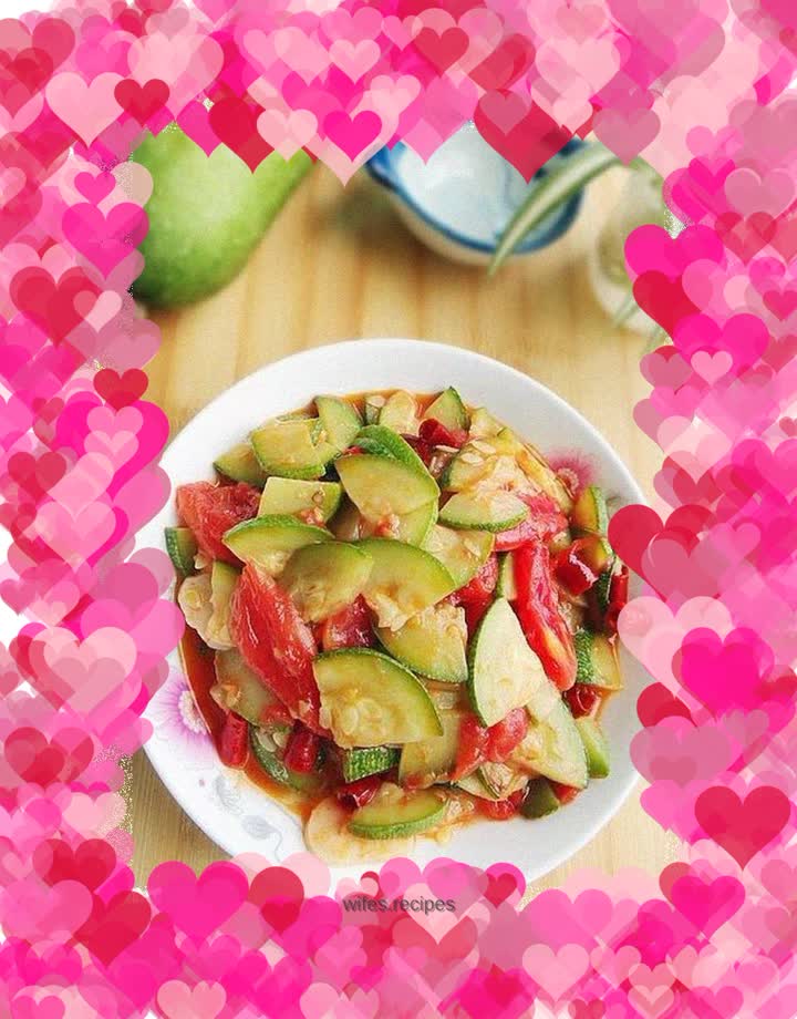 Tomato Braised Zucchini