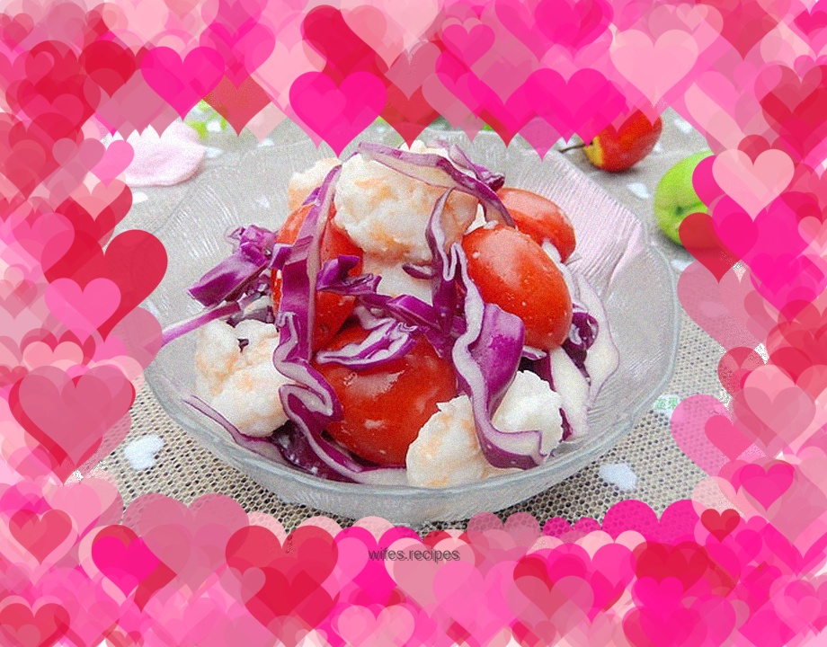 Shrimp and vegetable salad