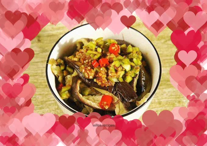 Eggplant with garlic