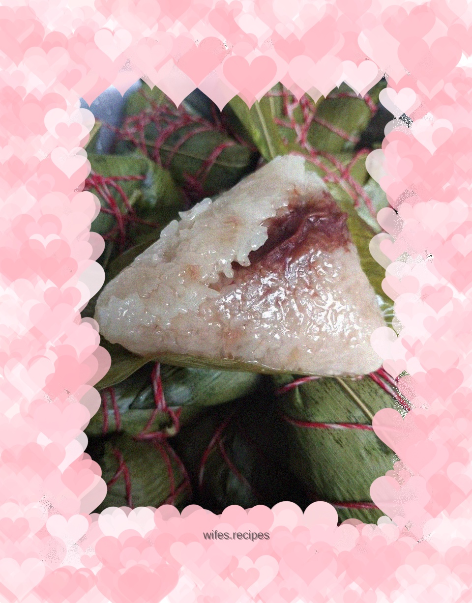 Rose Bean Paste Rice Dumpling