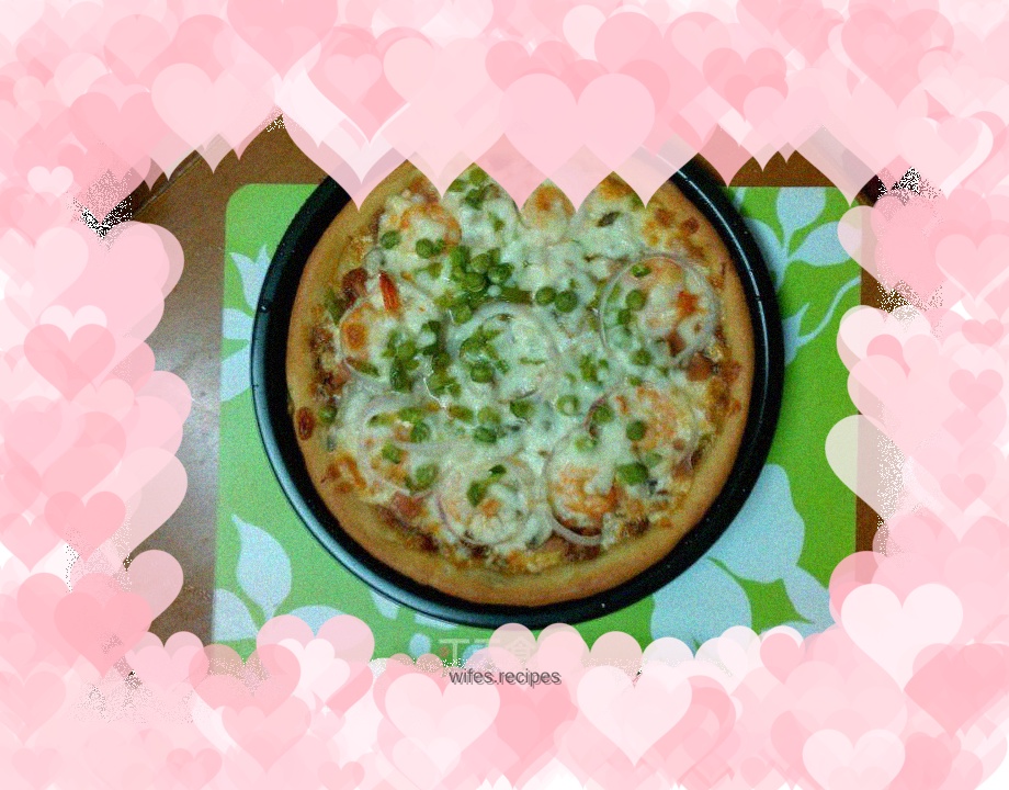 Supreme Shrimp Pizza