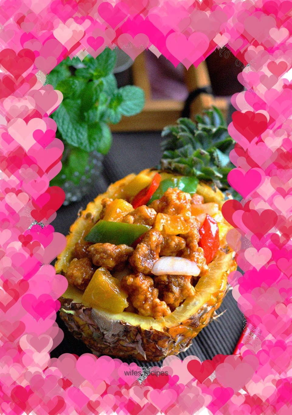 Pineapple Boat Sour Pork