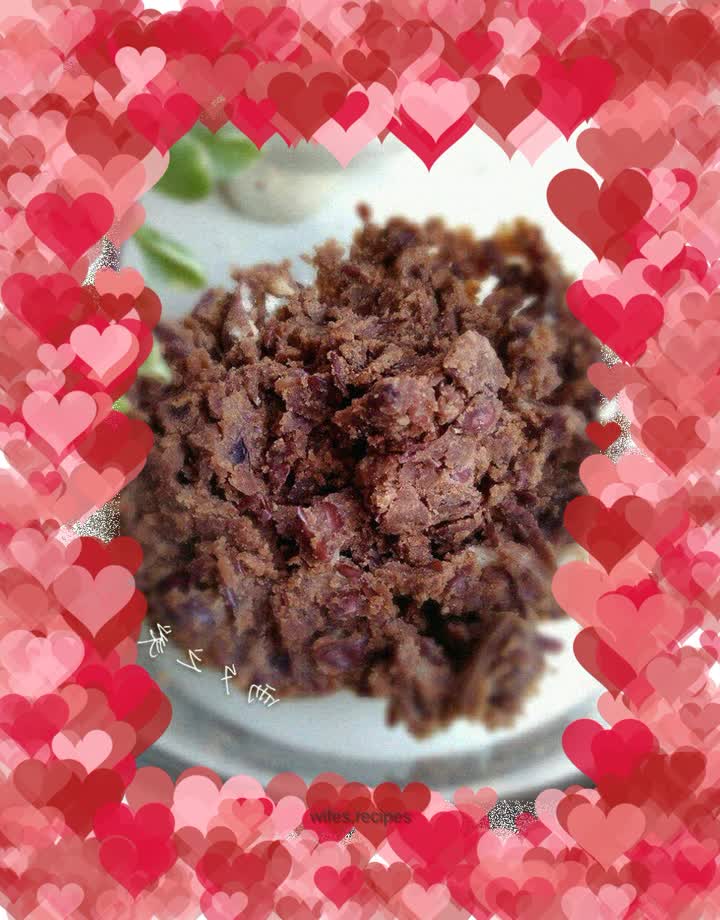 Homemade bean paste filling