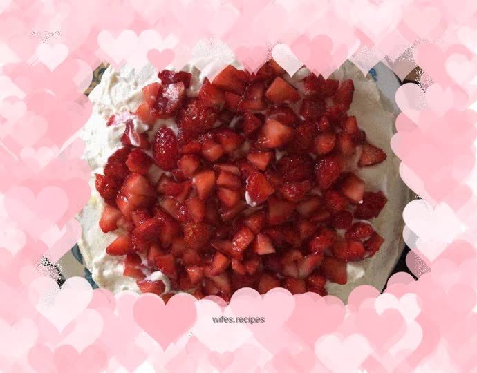 Eight-inch strawberry durian naked cake