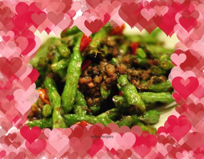 Stir-fried green beans