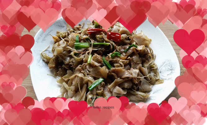 Vegetarian fried gardenias