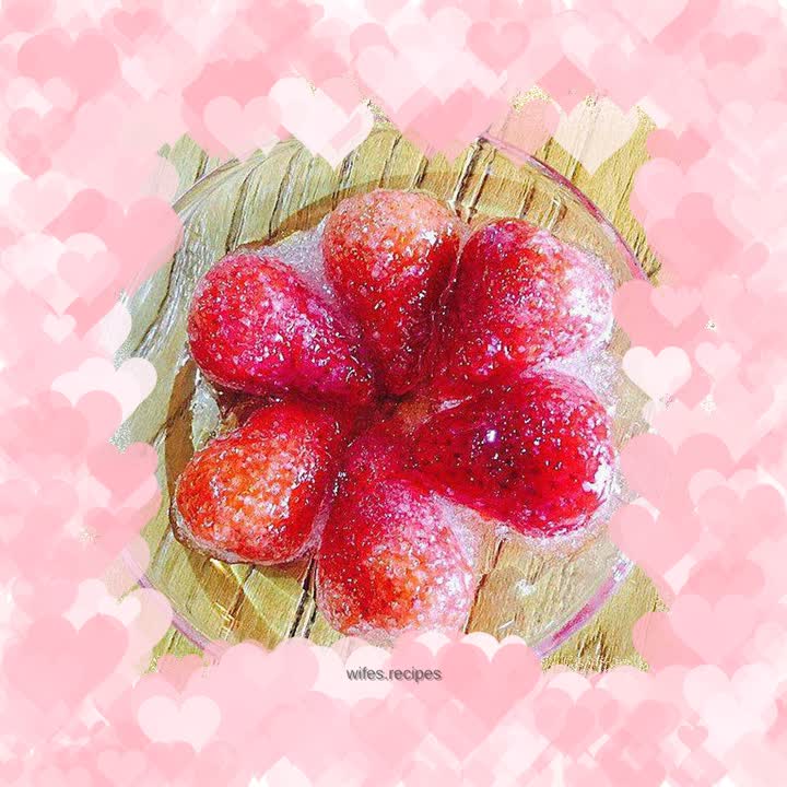 Rock candy strawberry🍓