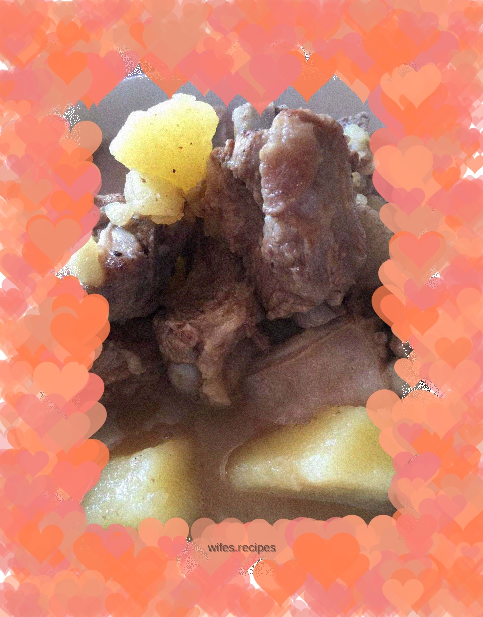 Potato Braised Pork Ribs