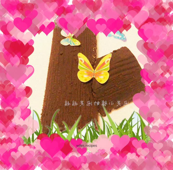 Simple love, French dessert trunk cake