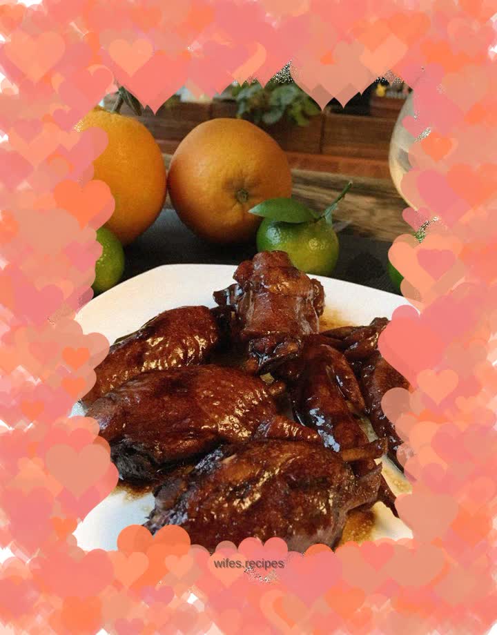 Braised chicken wings