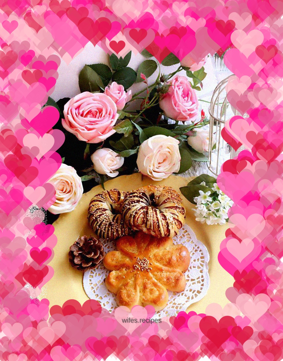 Red bean paste bread