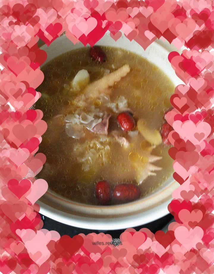 Matsutake chicken soup