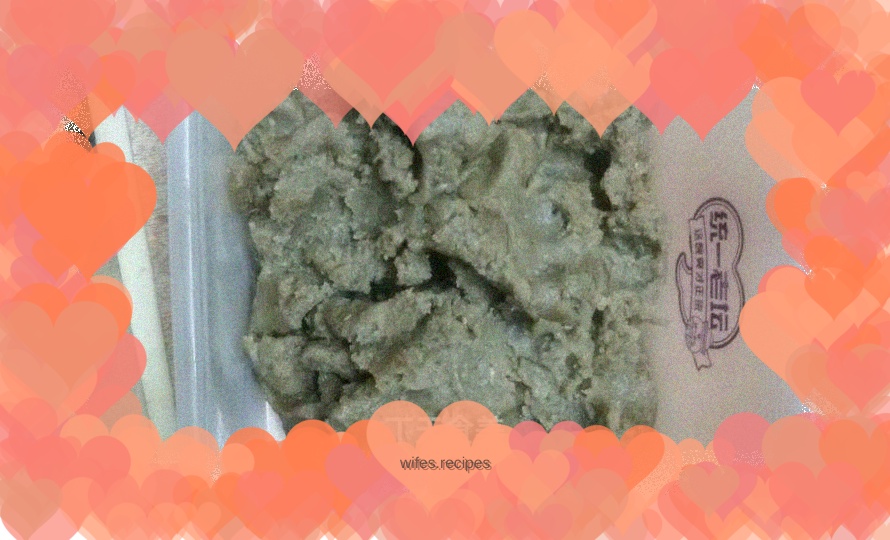 Mung bean paste filling